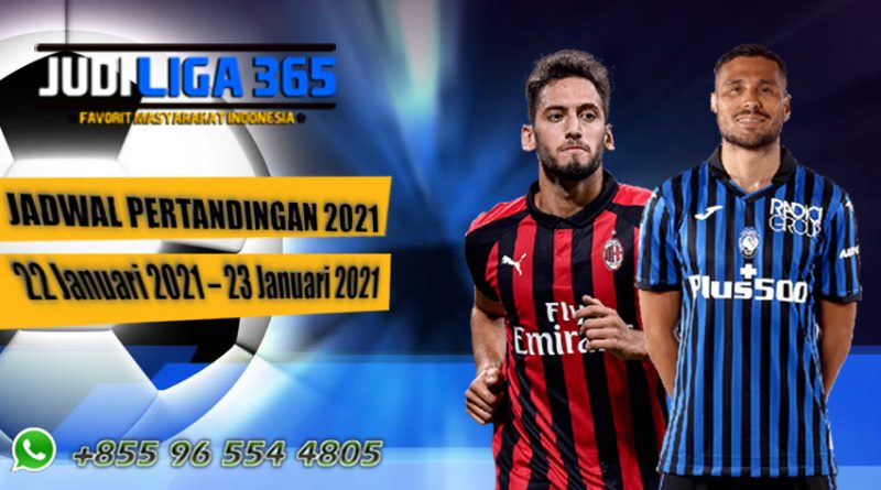 Jadwal Pertandingan Sepakbola 22 Januari 2021 - 23 Januari ...